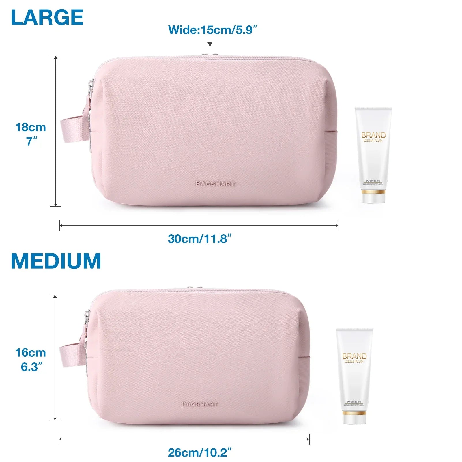 Versatile Waterproof Travel Organizer for Toiletries & Cosmetics