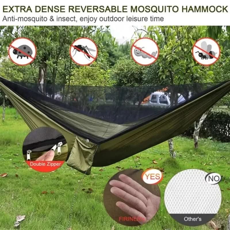 Camping Hammock with Mosquito Net for Outdoor Relaxation