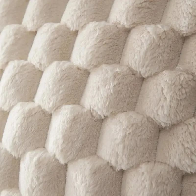 3D Textured Pillow Cover for Cozy Living Room Experience