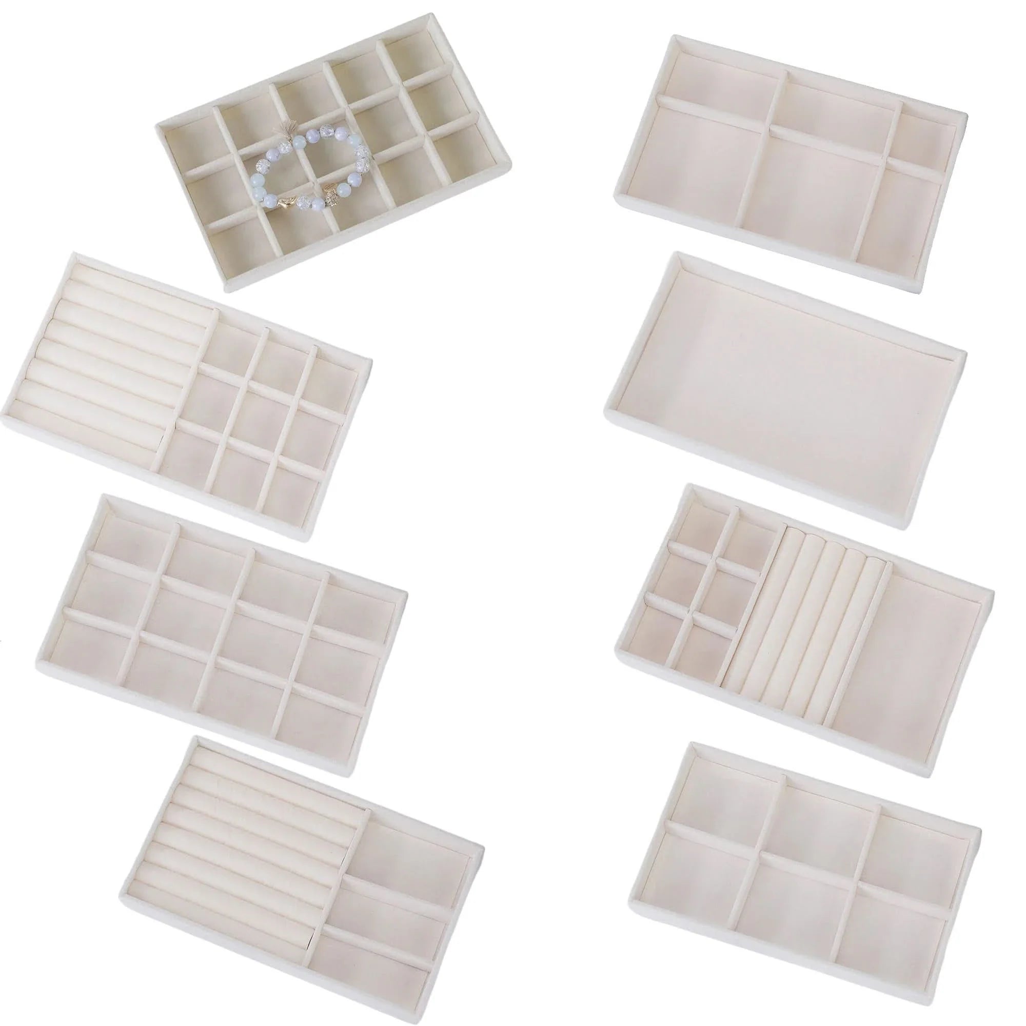 8-Piece Jewelry Organizer Set for Women