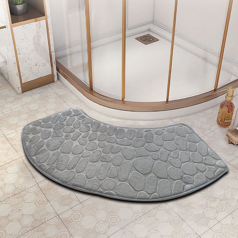 3D Quick-Dry Non-Slip Velvet Bath Mat in Soft Texture