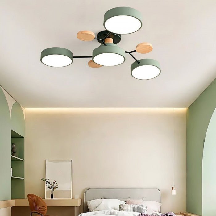 Nordic-Inspired LED Ceiling Light – Artistic Branch Design