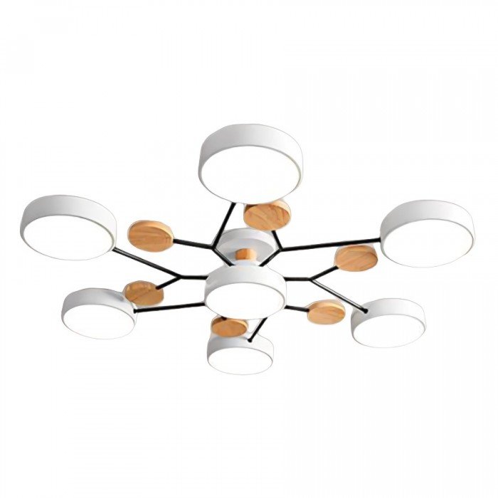 Nordic-Inspired LED Ceiling Light – Artistic Branch Design