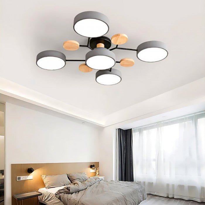 Nordic-Inspired LED Ceiling Light – Artistic Branch Design
