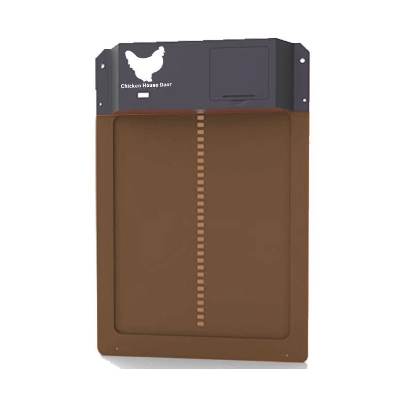 Smart Coop Guardian Door with Light Detection and Weather Shield