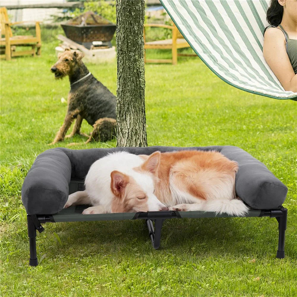Outdoor Elevated Canine Rest Bed for Ultimate Comfort
