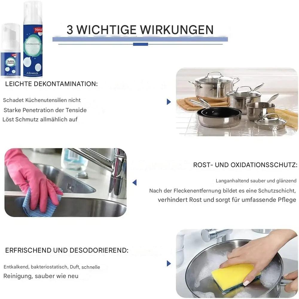 Foaming Kitchen Cleaner | Grease Dissolver | No Scrubbing Required