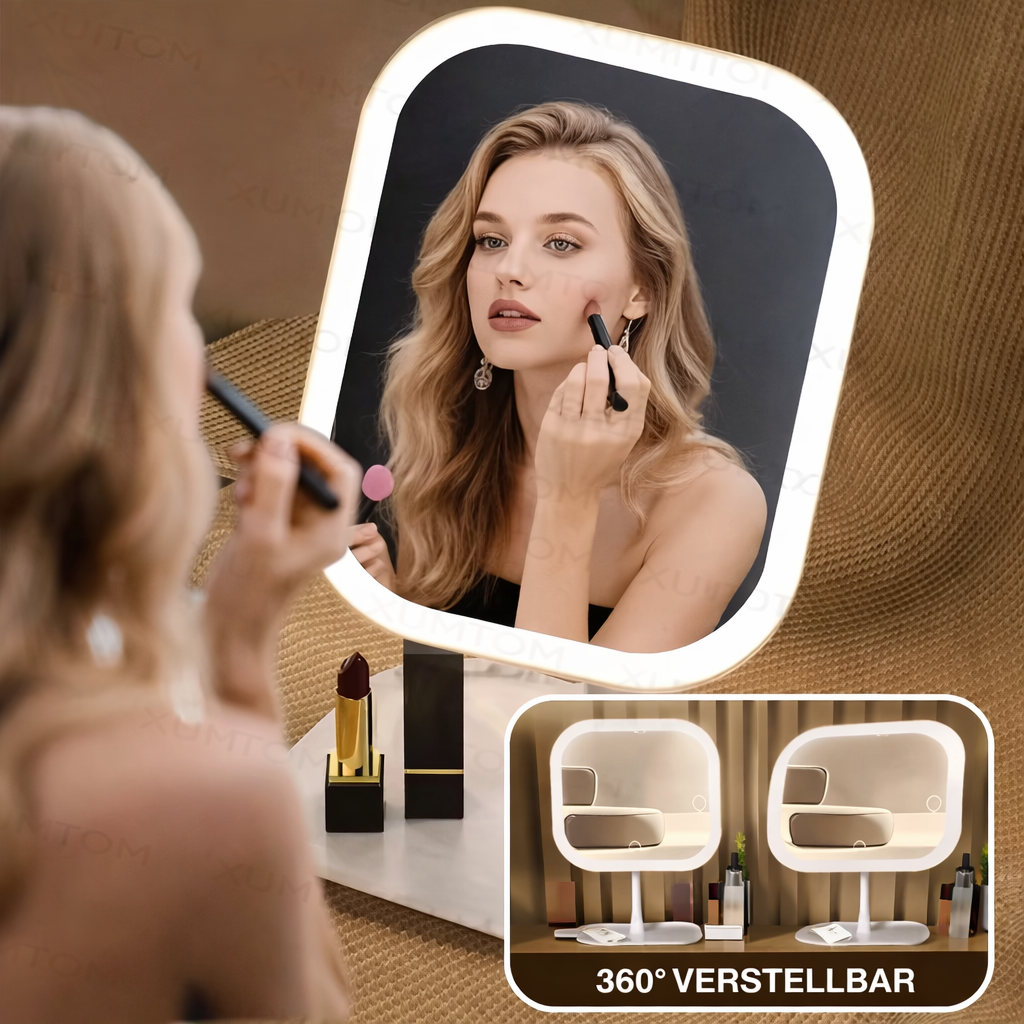 Vanity Mirror with LED Lighting and Touch Control