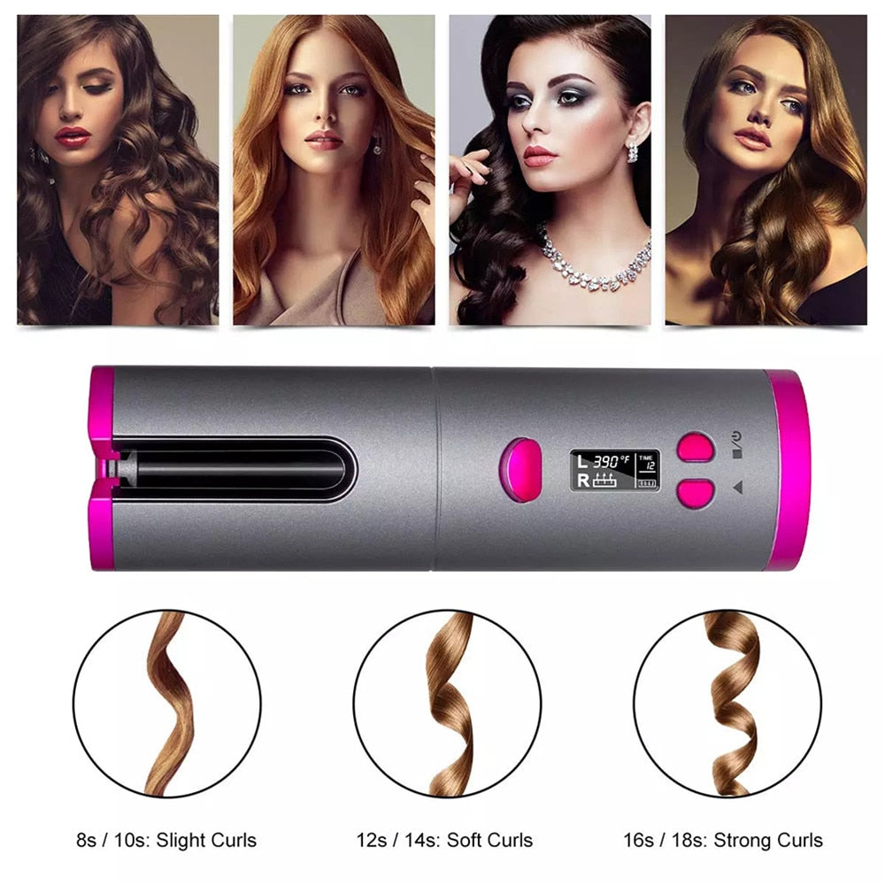 Wireless Automatic Curling Iron