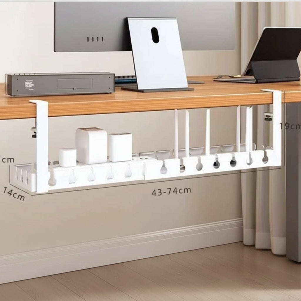 NeatNest - Customizable Under-Desk Cable Management Solution