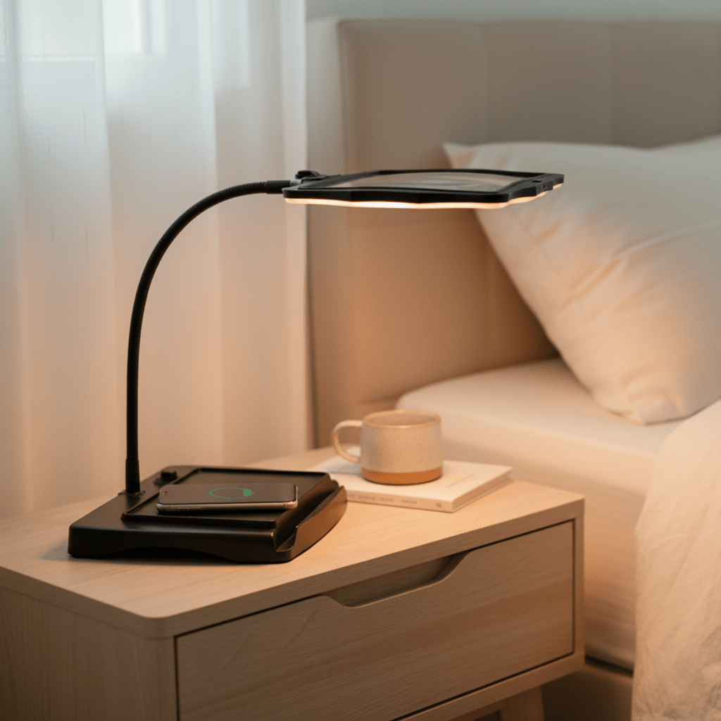 Illuminated Magnifying Glass for Detailed Tasks