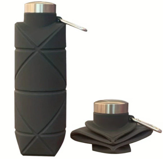 Portable Silicone Water Bottle – 750 ML, Leak-Resistant & Eco-Conscious