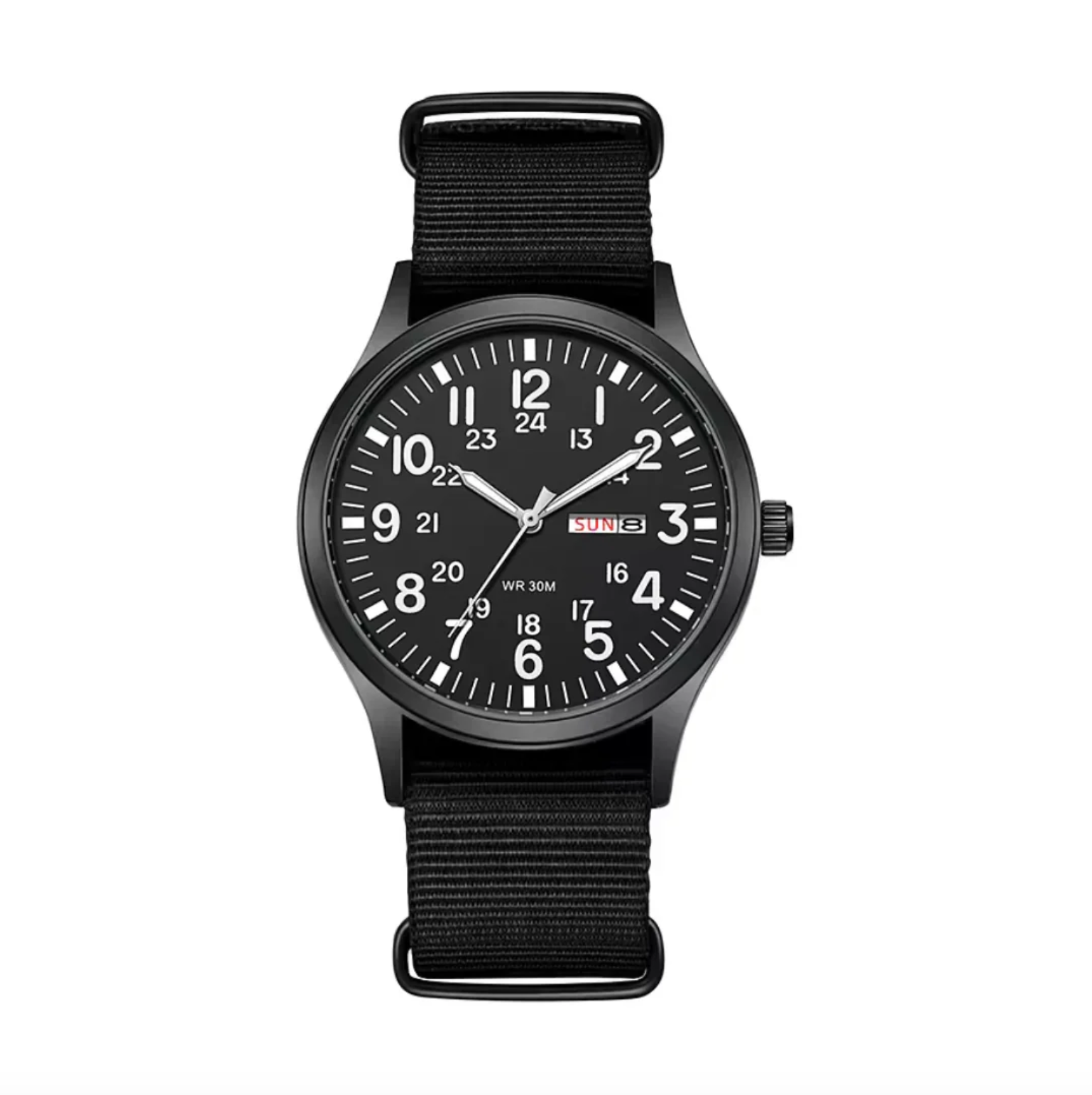 Adventure-Ready Men's Watch with Waterproof Steel Finish