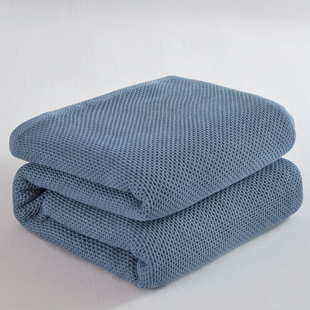 Lightweight Muslin Throw Blanket for Sofa and Bed Use