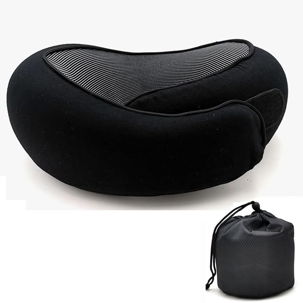 Adjustable Comfort Neck Pillow with Memory Foam for Relaxation