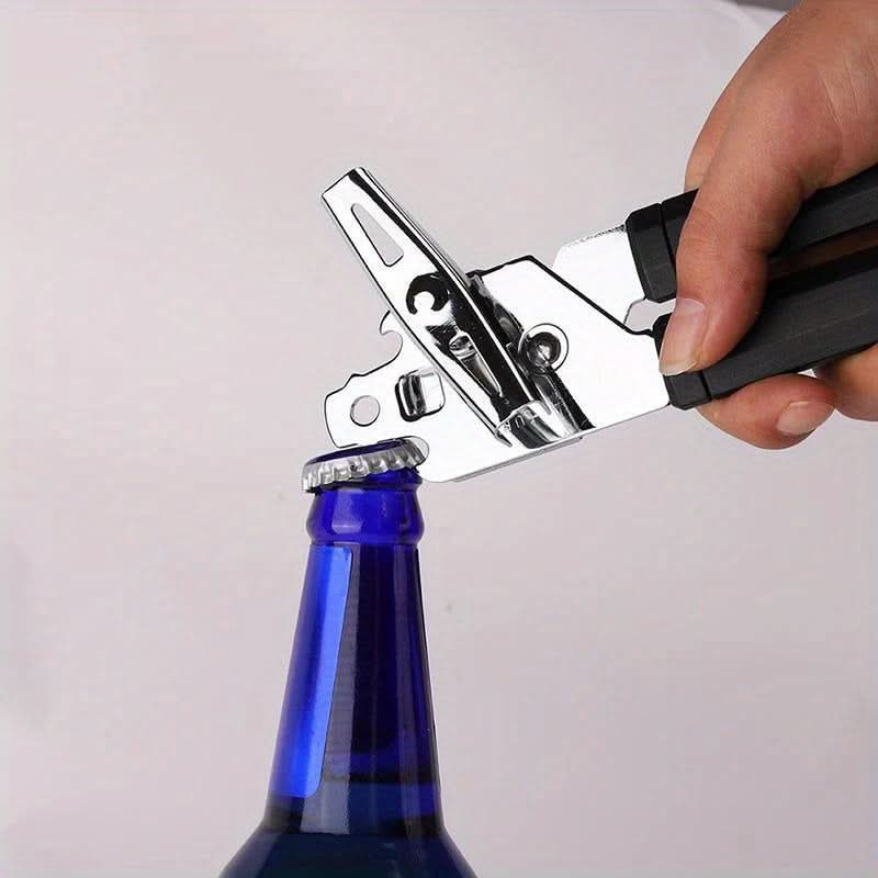 Versatile Tool for Opening Bottles and Cans