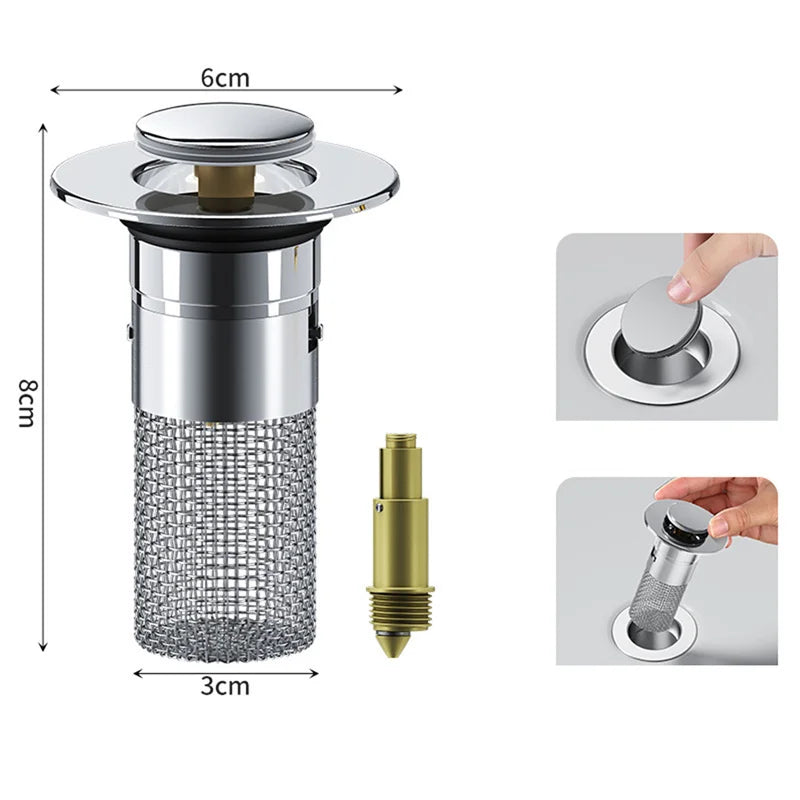 Ultimate Drain Protector | Stainless Steel Hair Catcher