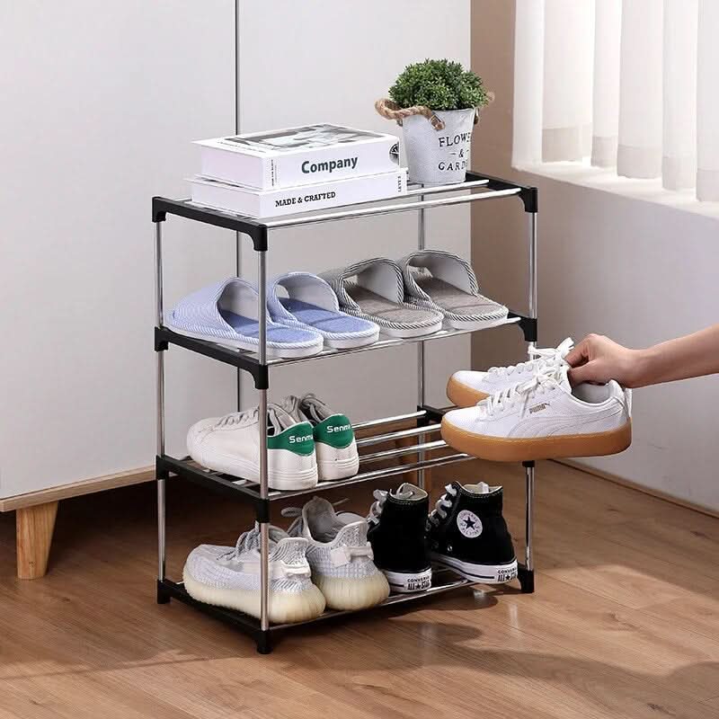 Multi-Tier Storage Shoe Organizer for Home Use