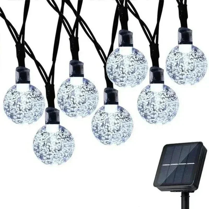 Garden and Patio Crystal String Lights for Celebrations