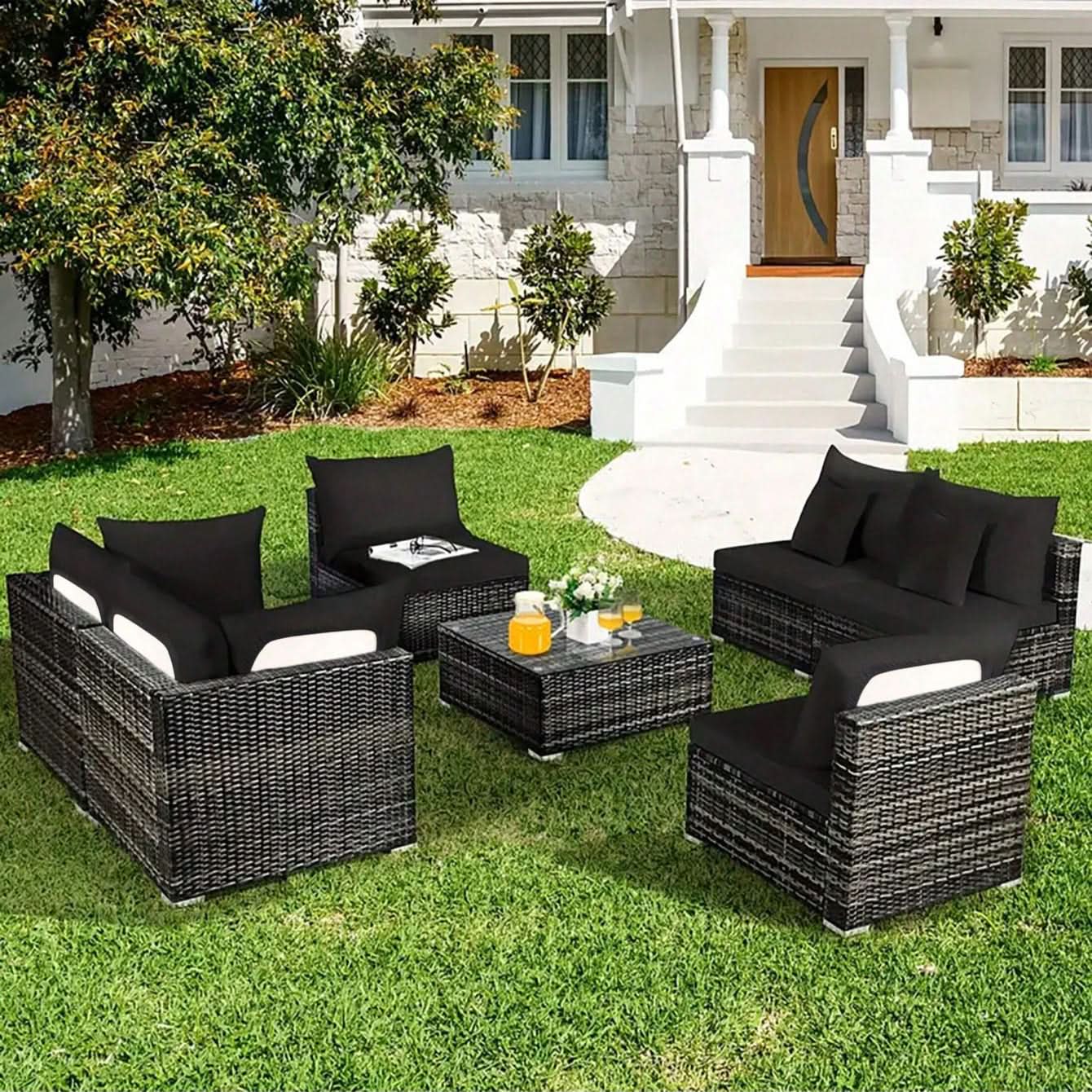 Non-Slip Cushion Covers for Protecting Patio Furniture