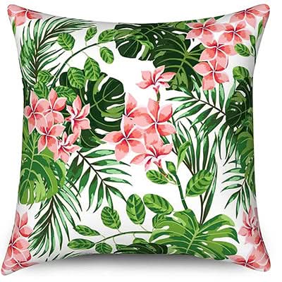 Hawaiian Palm Leaf Sofa Cushion Cover for Home Decor