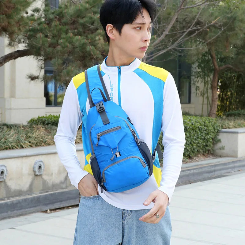 SafeGuard Waterproof Multi-Pocket Travel Shoulder Bag