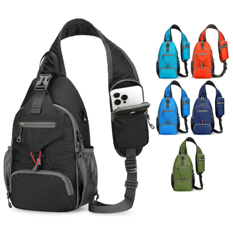 SafeGuard Waterproof Multi-Pocket Travel Shoulder Bag