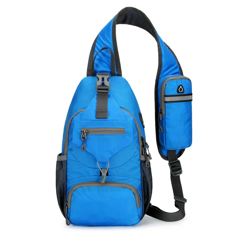 SafeGuard Waterproof Multi-Pocket Travel Shoulder Bag