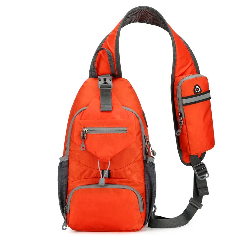 SafeGuard Waterproof Multi-Pocket Travel Shoulder Bag