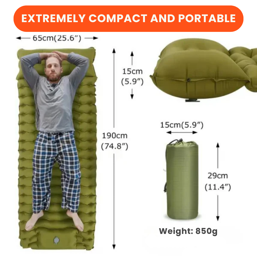 Quick-Inflate Adventure Mattress – Perfect for Camping Comfort