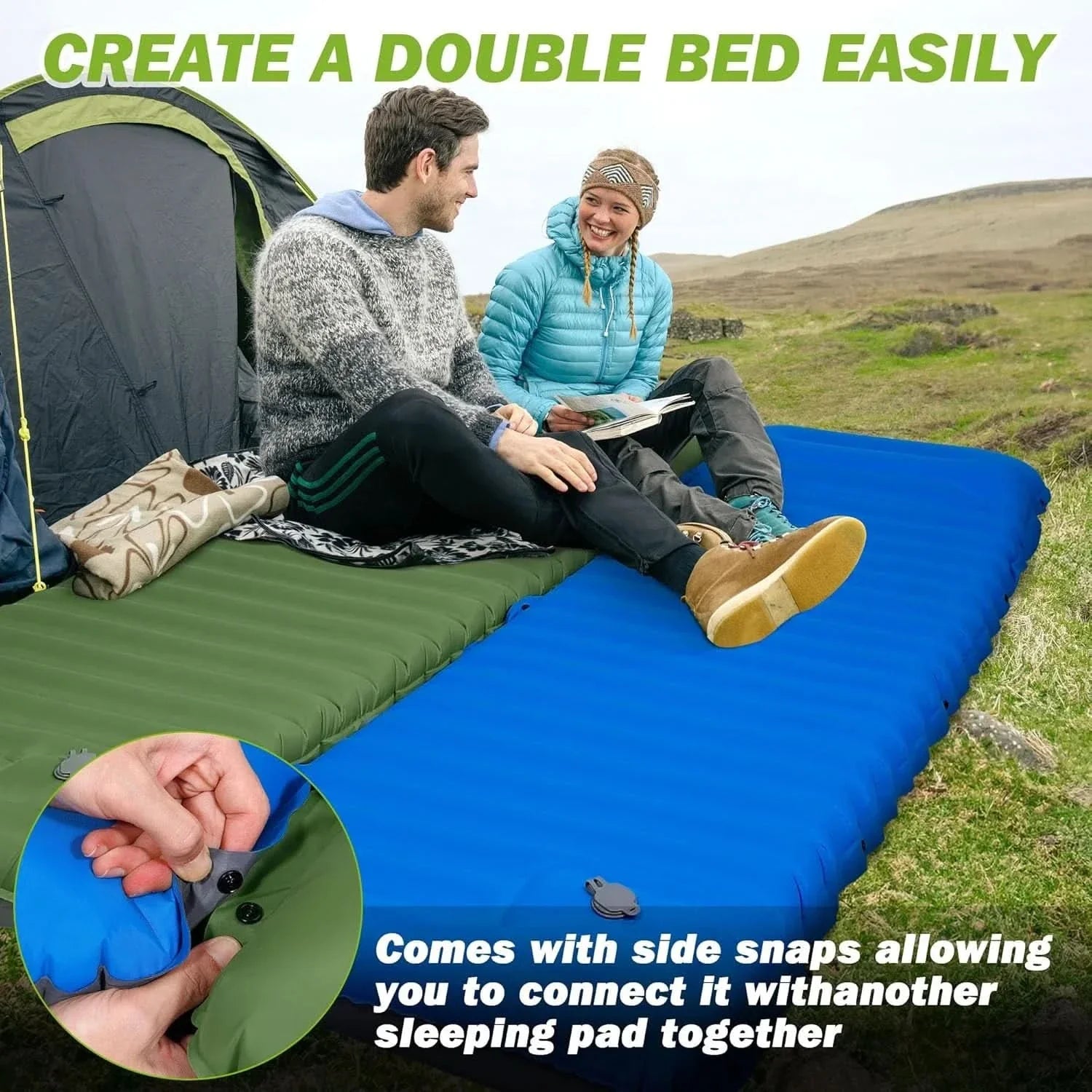 Self-Inflating Sleeping Pad for Camping Adventures