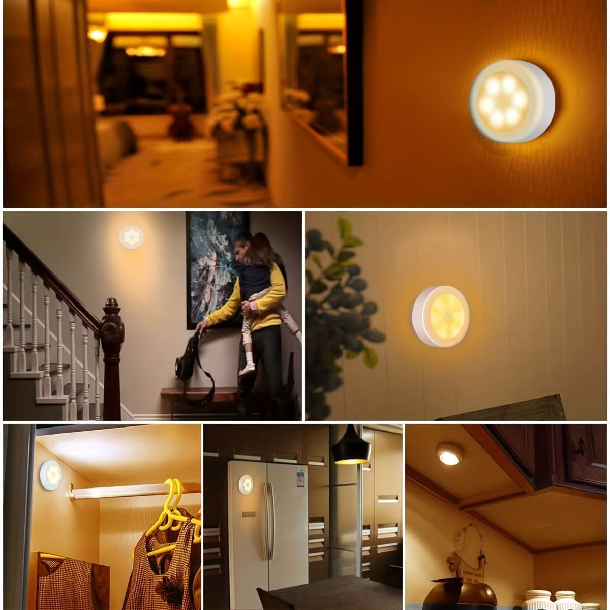 LED Night Light with Motion Sensor for Easy Nighttime Illumination