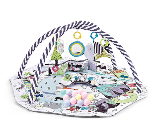 PlayNest 8-in-1 Baby Activity Mat for Learning and Fun