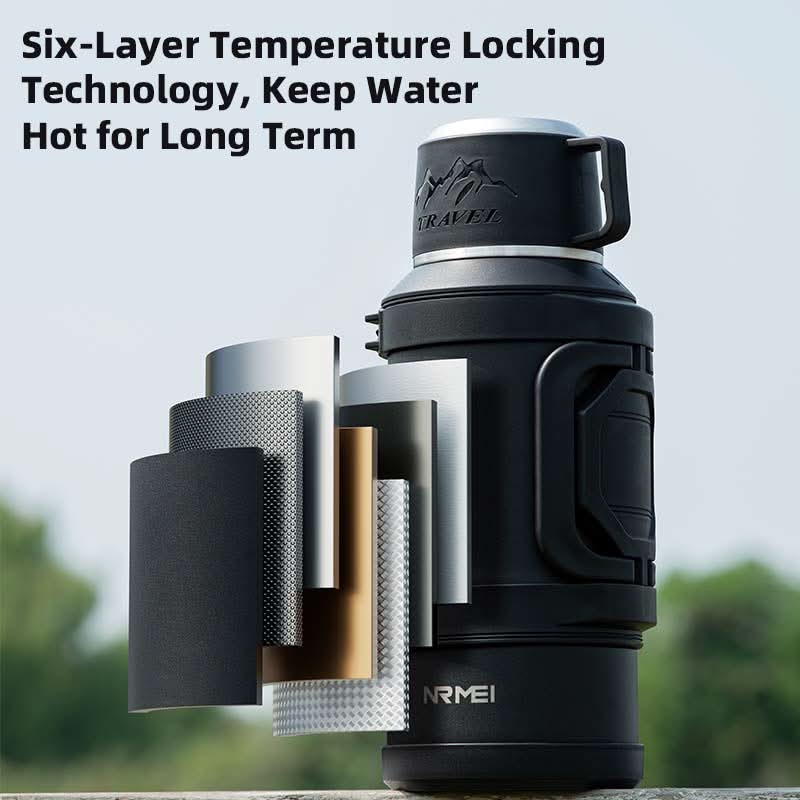 Outdoor Insulated Coffee Pot for Travel and Adventures