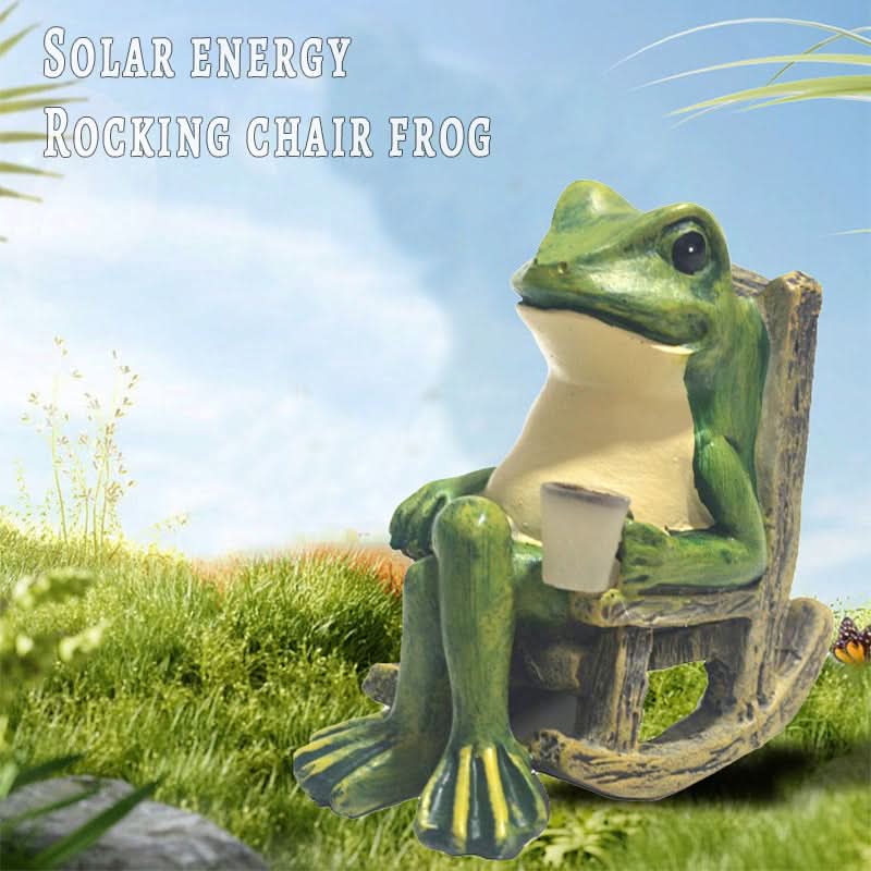 Outdoor Solar Frog Light for Garden Decoration
