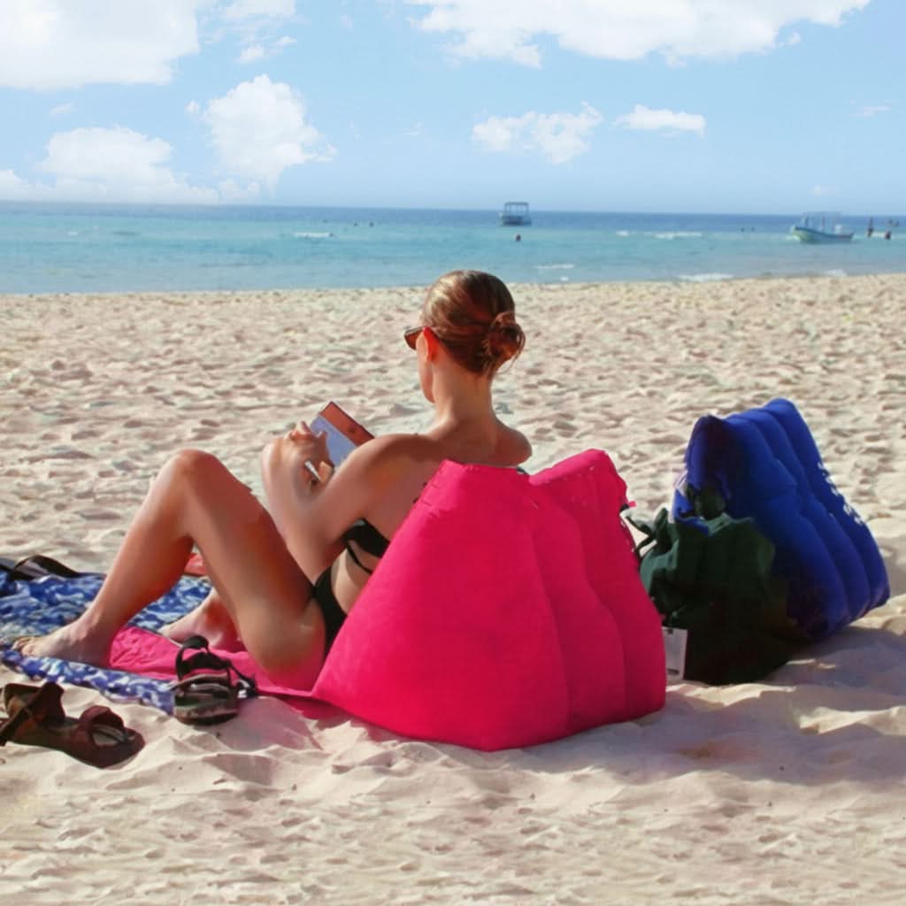 Inflatable Relaxation Lounge Chair with Comfortable Back Support