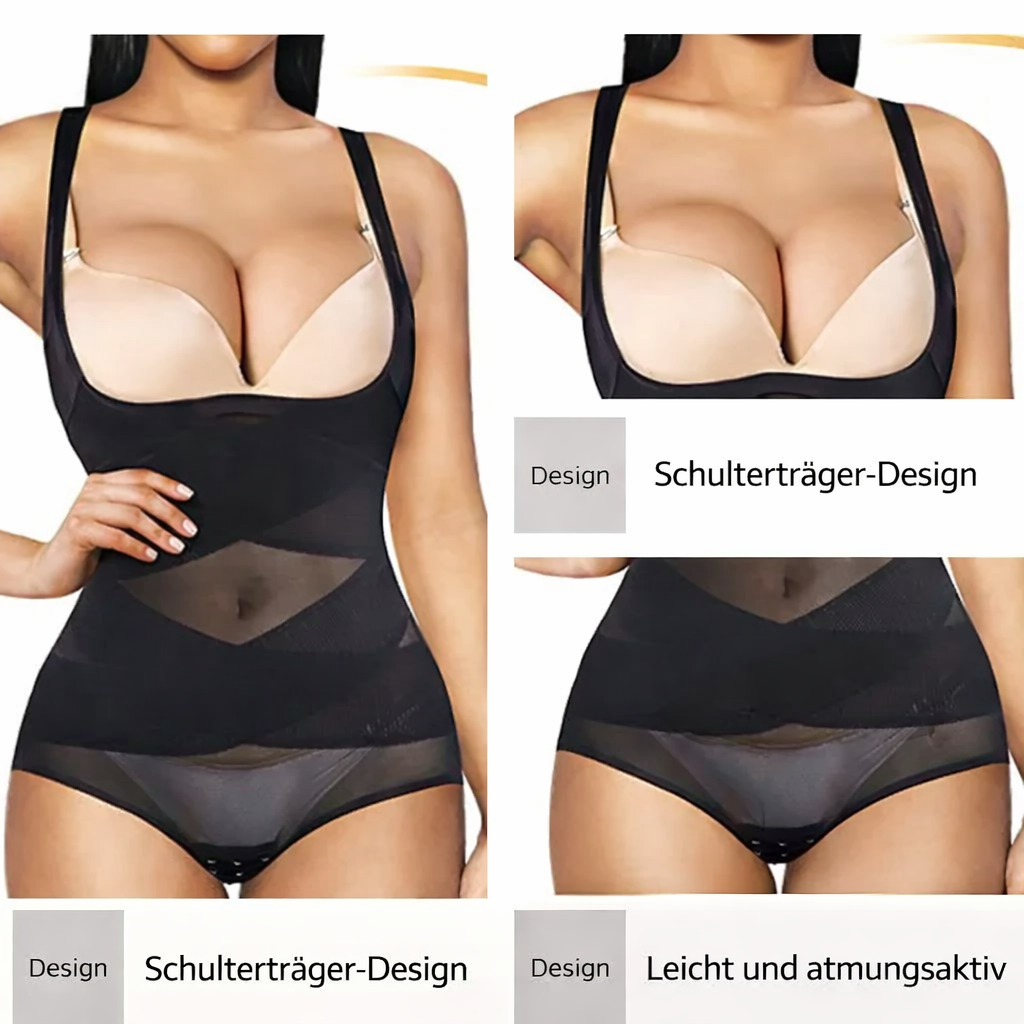 Seamless Shapewear with Tummy Control and Figure-Enhancing Effect