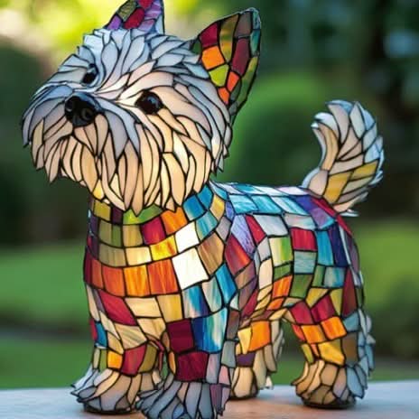 PawGlow - Charming LED Night Lamp Featuring Adorable Dog Sculptures