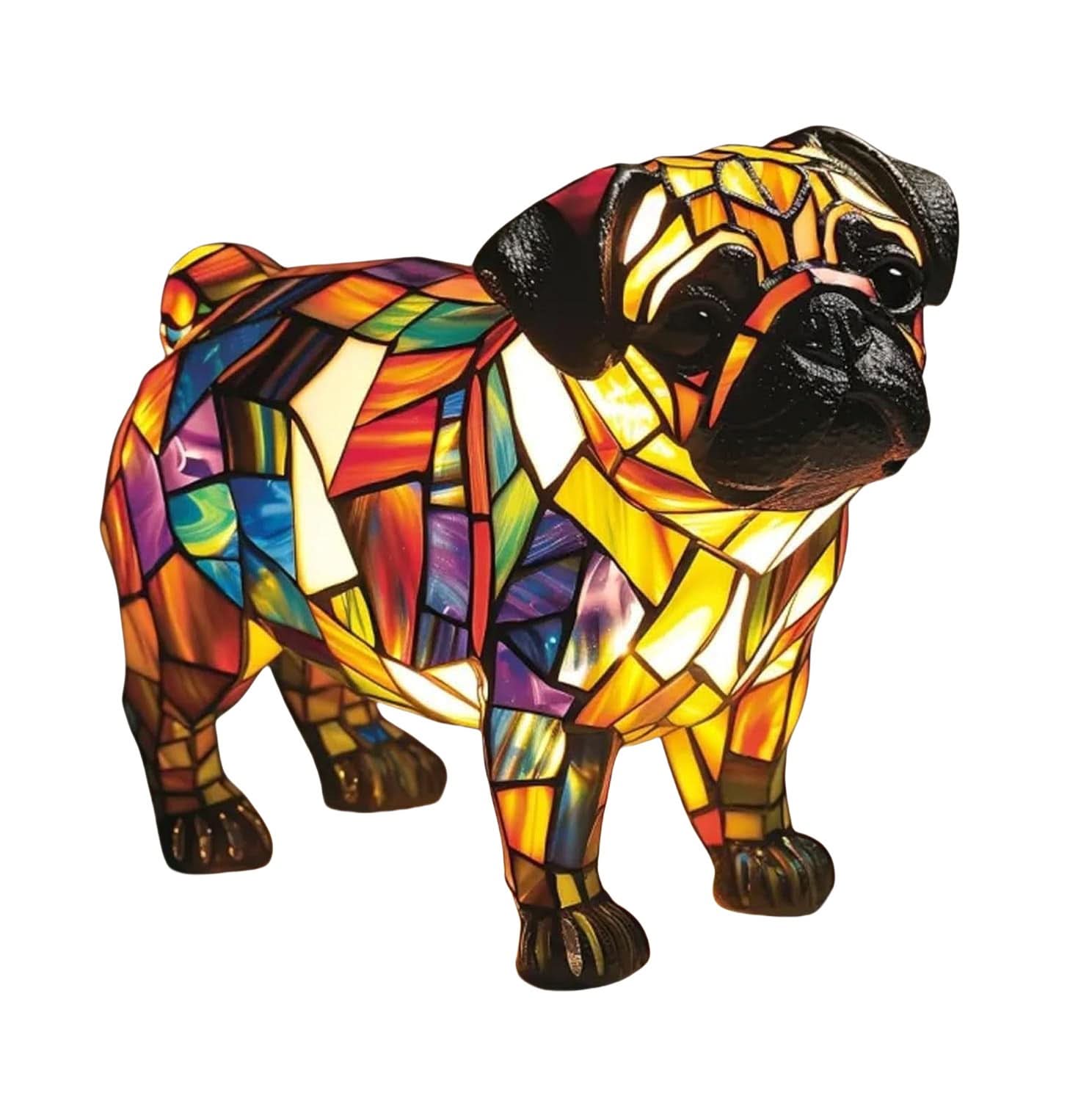 PawGlow - Charming LED Night Lamp Featuring Adorable Dog Sculptures