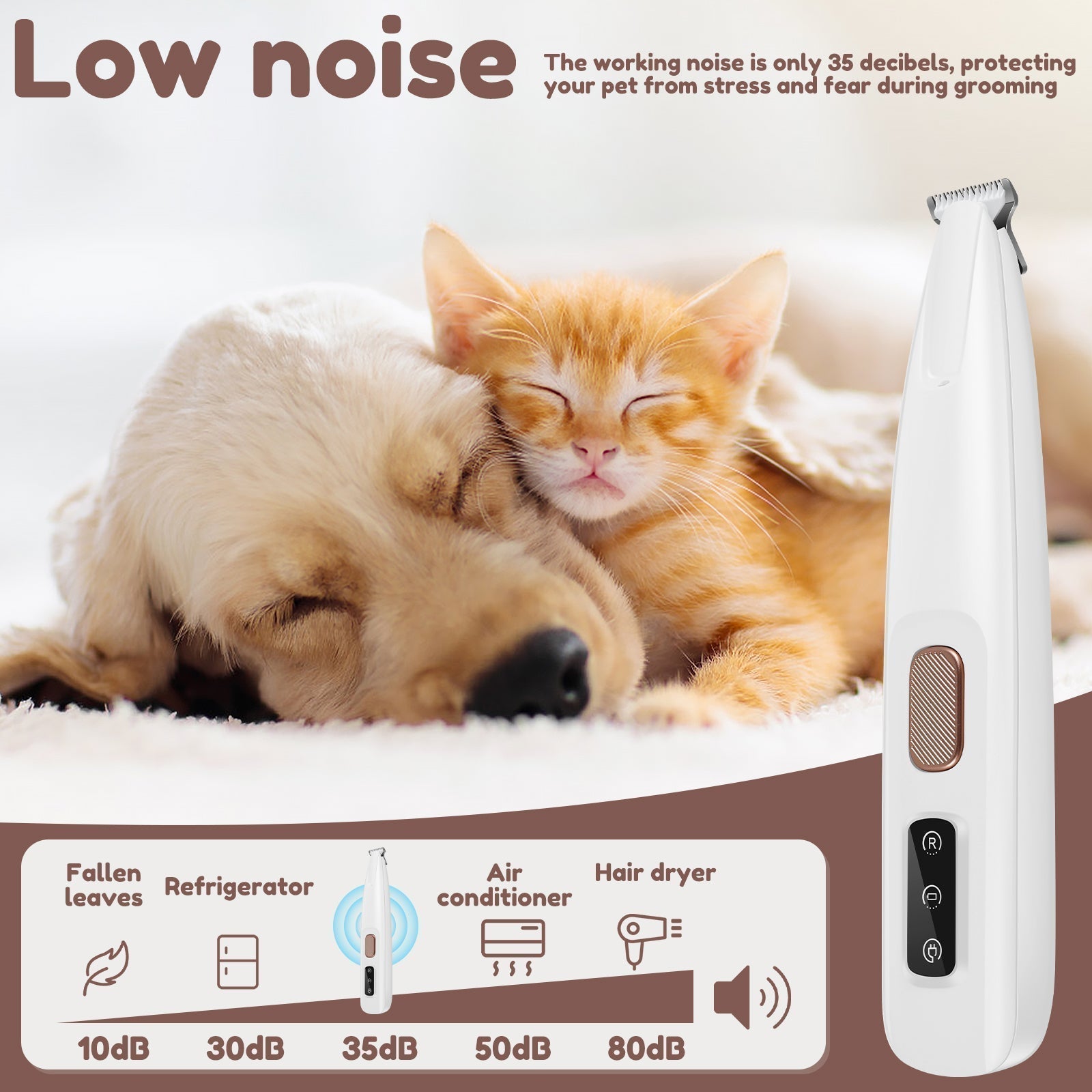Pet Grooming LED Hair Clipper