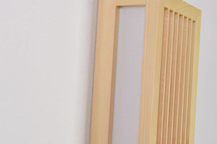 SerenityGlow Wooden LED Wall Lamp for Inviting Atmosphere