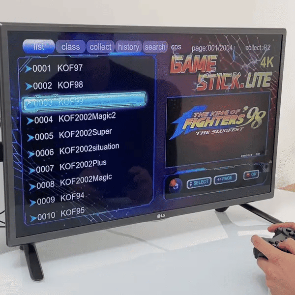 Classic Game Hub 64GB with Dual Controllers - 20,000+ Titles