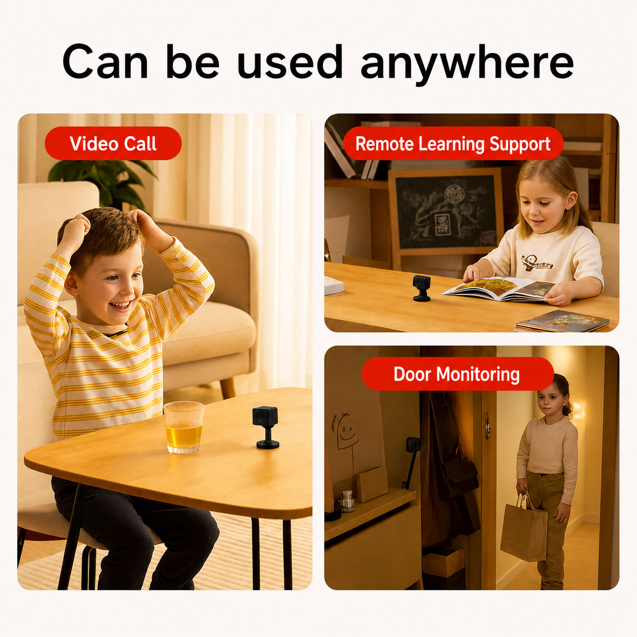 4K Wireless Security Camera with Night Vision and Infrared