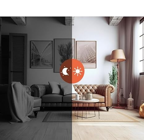 Security Camera with Night Vision up to 8m and Motion Detection