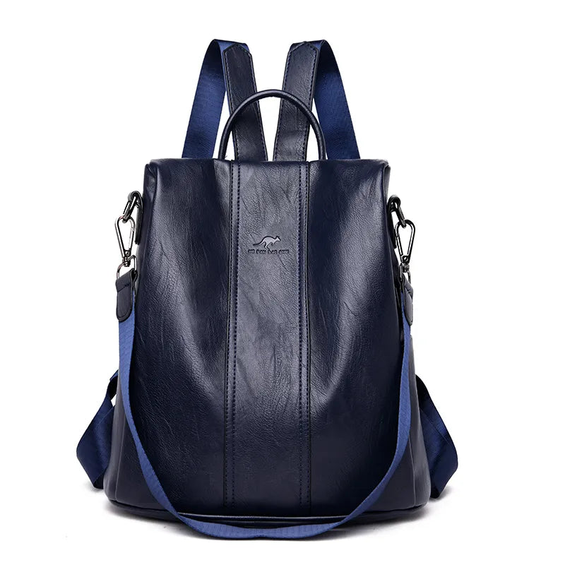 Anti-Theft Backpack with Hidden Security Pockets
