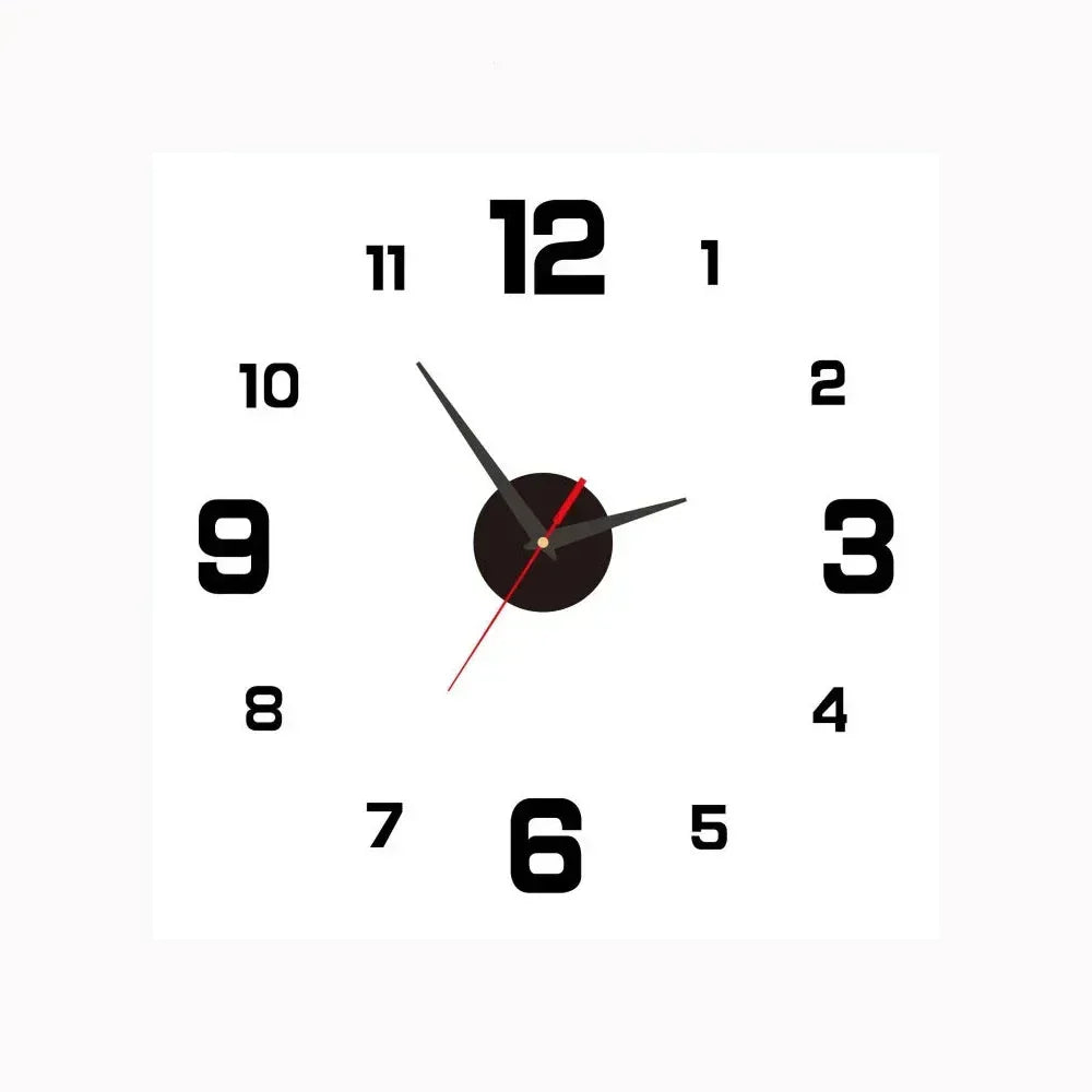 Whispering Elegance: Non-Ticking Wall Clock for Tranquil Spaces