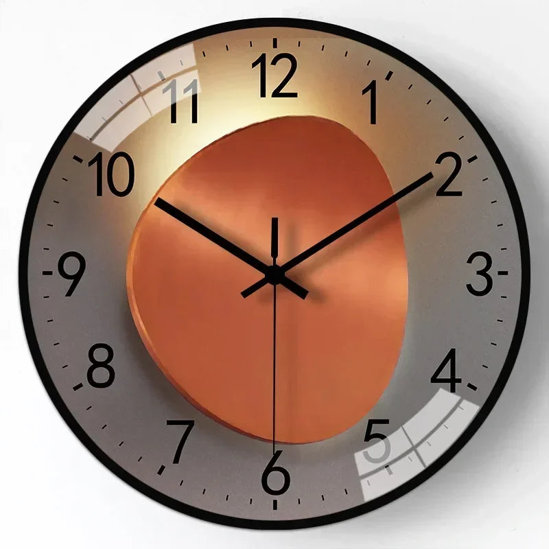 Whispering Elegance: Non-Ticking Wall Clock for Tranquil Spaces