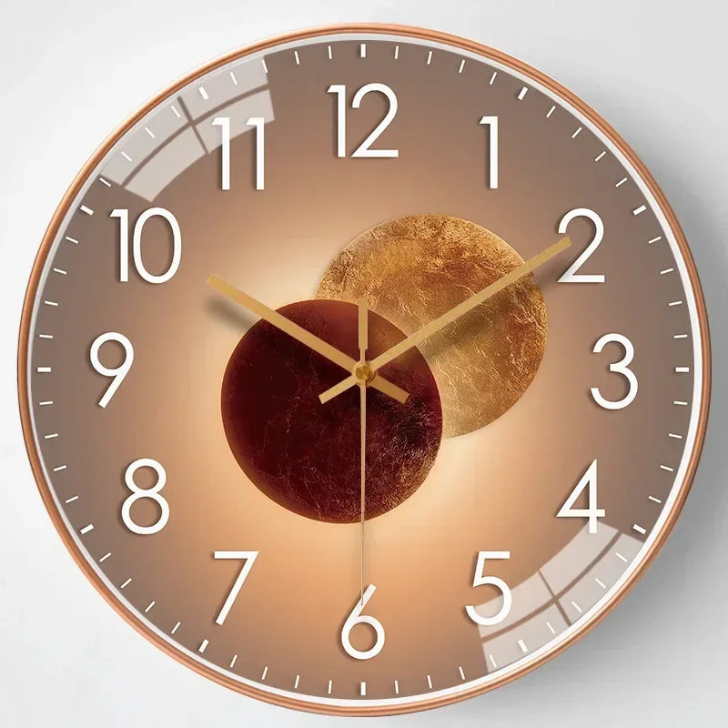 Whispering Elegance: Non-Ticking Wall Clock for Tranquil Spaces
