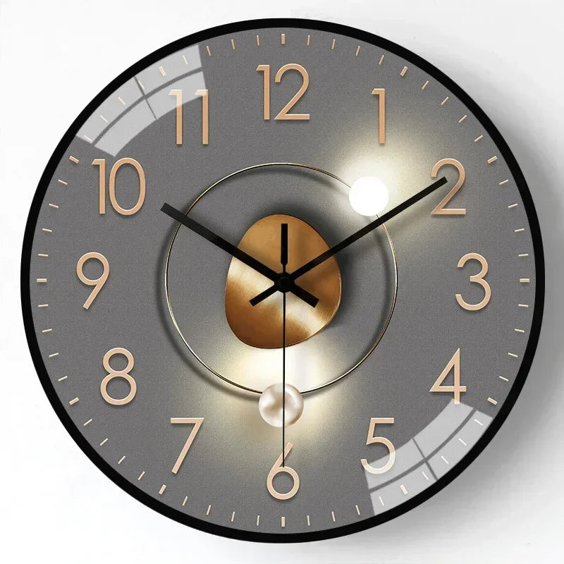 Whispering Elegance: Non-Ticking Wall Clock for Tranquil Spaces