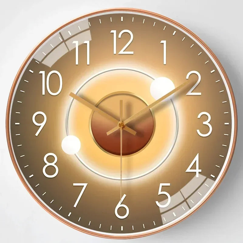 Whispering Elegance: Non-Ticking Wall Clock for Tranquil Spaces